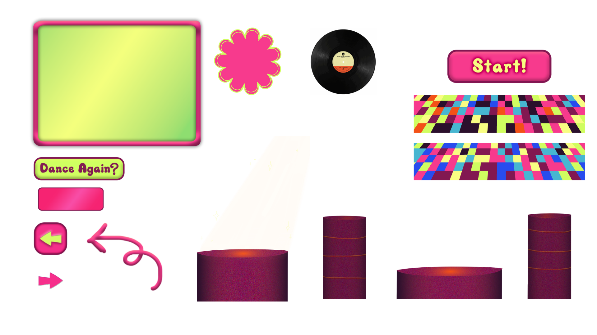 Game assets developed by Anshu Patel and Carly Mills