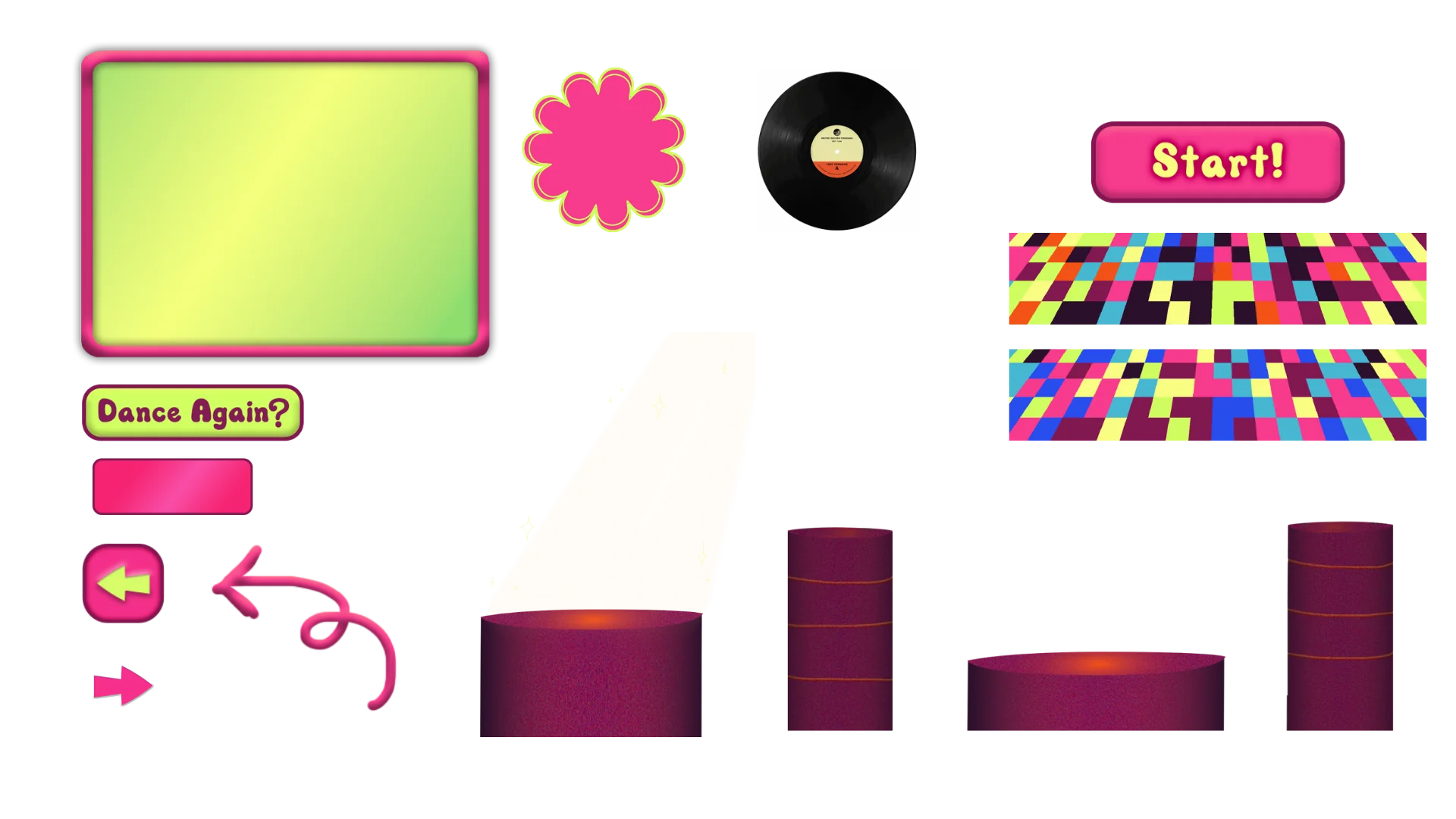 Game assets developed by Anshu Patel and Carly Mills