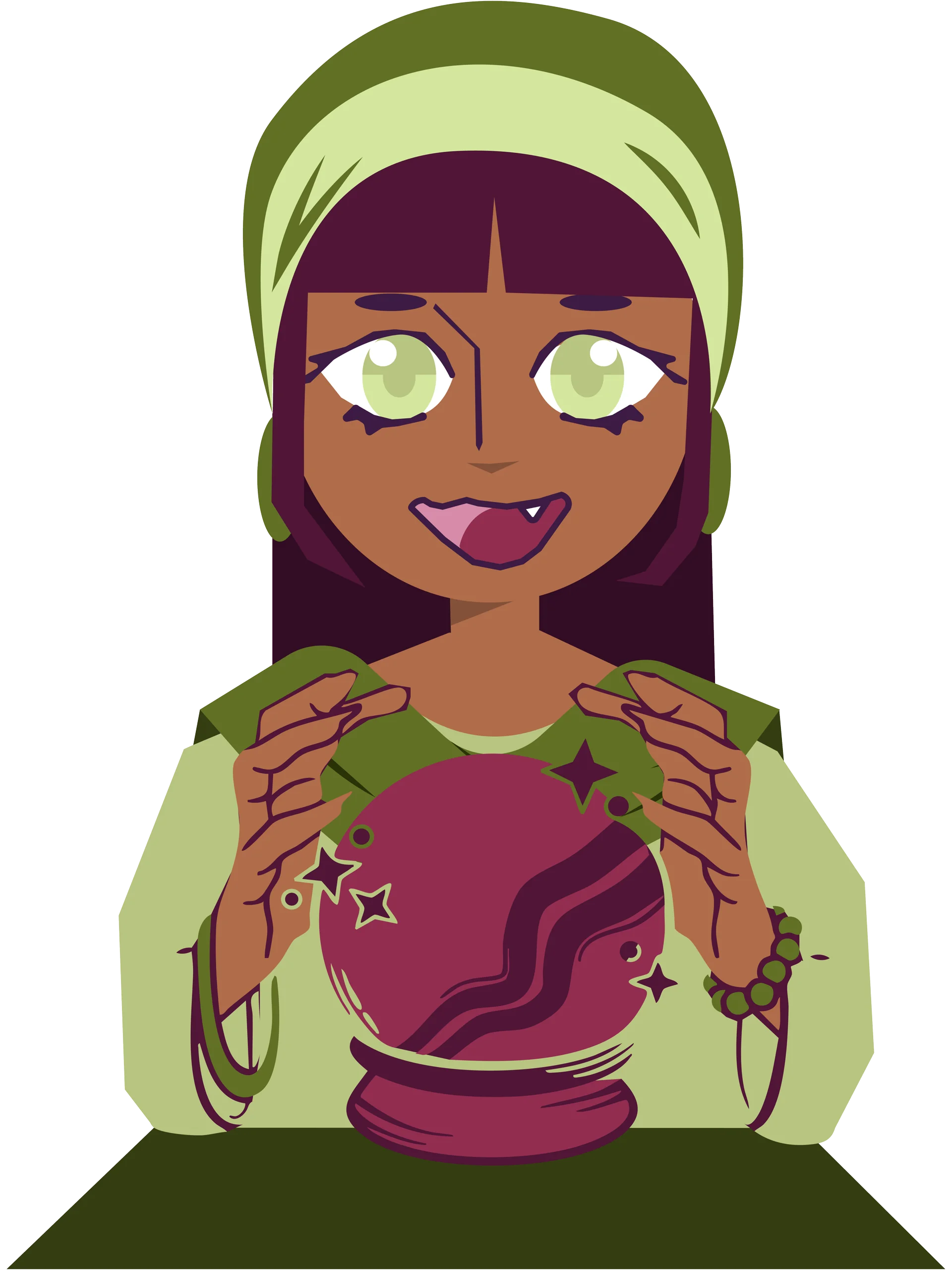 Oracle character illustration